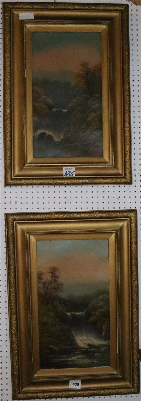 2 paintings by W Collins